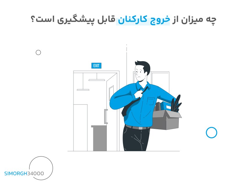 چه میزان از خروج کارکنان قابل پیشگیری است